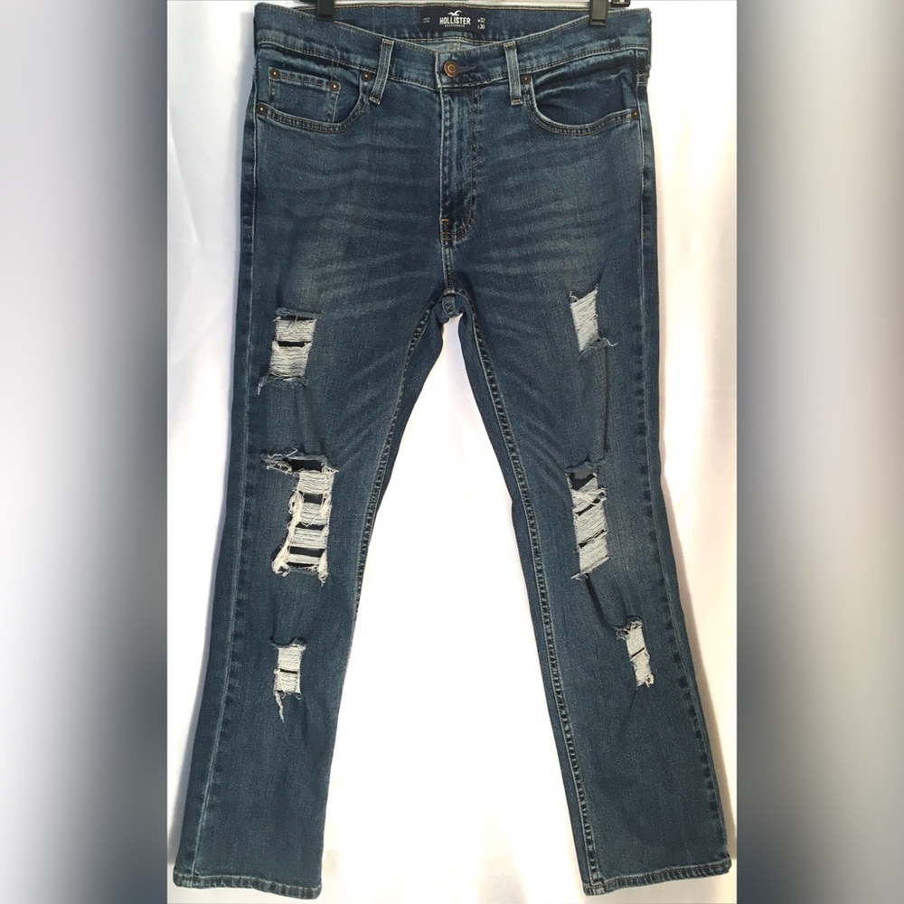 Ripped Hollister Jeans
